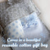 Set Luxury Baby Bath & Swaddle The for New Parents - Light Blue