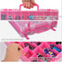 Toy Car Storage Organizer Case for Hot Wheels/Matchbox Cars, Double Sided Carrying Container with 48 Compartments