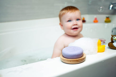 Relaxcation MADE IN USA LAVENDER & CHAMOMILE BABY Soap Bar for KIDS with Lavender Essential Oils, Organic Chamomile