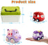 ZHENDUO BLASTER 8 Pack Mini Toy Cars for Toddlers 1-3, Pull Back Friction Powered Truck Toys for Kids