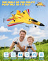 F22 2 2.4GHz ANTSIR Raptor RC Airplane, Durable Foam Remote Control Jet with Gyro & LED Lights, Rechargeable Batteries