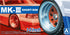 Aoshima 55458 Tuned Parts 89 1/24 Mark III Short Rim 14inch Tire & Wheel Set