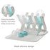 8 Munchkin Bottle Drying Rack and Mat, Holds Bottles, Pump Parts, Pacifiers, & Accessories, Space Saving Folding