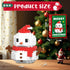 NDZUI 2025 Set, Set Christmas Building Blocks Stacking Bricks Christmas Decorations and Gifts Building Toys Xmas Gifts