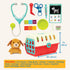 Battat – Mini Vet Playset (11Pc) - Plush Dog & Carrier with Stickers, Checklist, and Toy Stethoscope
