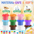 Sets 4-8 12 Counter Playset PLAY Ice Cream Cart Toys for Kids - Color Dough for Kids Ages with Cans, Pretend Play Toy