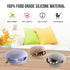 Smlpuame Pacifier Holder Case, BPA Free Portable Silicone Baby Pacifier Cover Pouch for Diaper Bag, Travel Outdoor