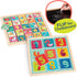 B. toys Puzzle Pals, Magnetic Wooden Puzzles, Alphabet & Number Double-Sided Puzzles, Educational Toys for Kids 3+