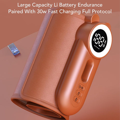 Fafeicy Baby Bottle Warmer,Constant Temperature Heating Baby Milk Heater with Digital LED Display for Home