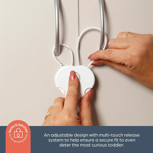 Dreambaby Adjustable Cabinet Locks for Child Safety