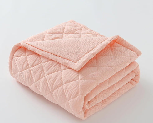 100% Cotton Muslin Baby Blanket for Boys Girls - Ultra-Soft Reversible Toddler