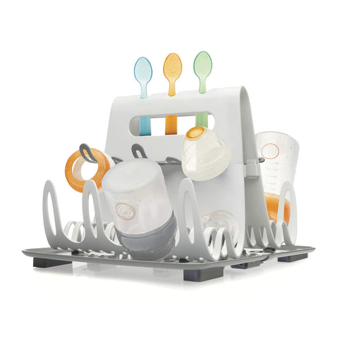 Prince Lionheart Deluxe Baby Bottle Drying Rack - Holds Up To 8 Large Bottles, Essential Home Item