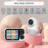 JUAN 100% 3500mAh 1000ft 2-Way Baby Monitor with Camera and Audio, No WiFi Private, Long Battery, Range Connection
