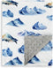 FIGEPO New Born Baby Boy Blanket Double Layer Fuzzy Nursery Toddler Blankets Soft
