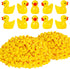 ONLYFU 1000Pcs Mini Resin Ducks Bulk Tiny Duck Figurine for Fairy Garden Landscape