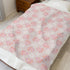 Selgkds Summer 40x50inch Boho Beach Seashells Floral Baby Blankets for Girls Boys Pink Conch Flowers Infant Toddler