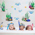 Zonon Under The Sea Wall Decals, Ocean Stickers, Coral Reef and Seaweed Underwater Decor for Nursery Living Room Office