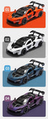 iPariser Alloy Collectible Blue Senna Toy Vehicle Pull Back DieCast Car Model with Lights and Sound