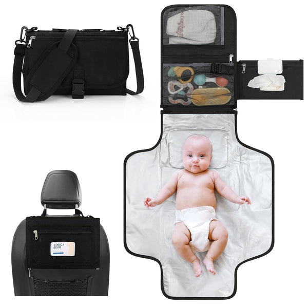 Accmor Portable Diaper Changing Pad, Waterproof Travel Baby Changing Mat, Newborn Essentials