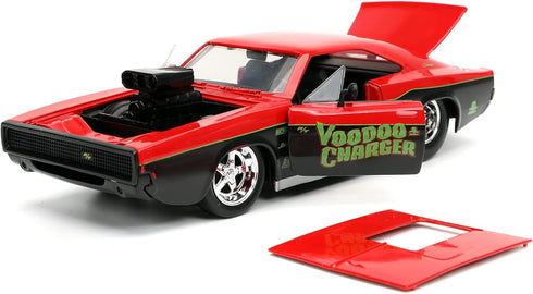 Big Time Muscle 1:24 1970 Dodge Charger RT Voodoo Die-Cast Car, Toys for Kids and Adults