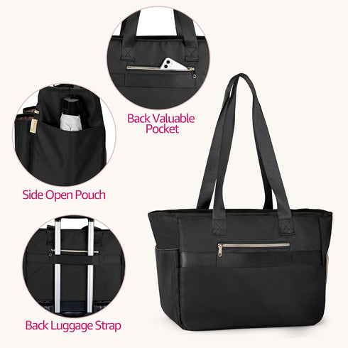 S1, S2, Fasrom Breast Pump Bag Compatible with Spectra Portable Pumping Travel Tote Bag with Laptop Sleeve for Working