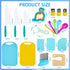 OLRMA 20PCS Set Sets 3 4 5 6 7 8 9 10 Kids Knife for Real Cooking, Child-Friendly Plastic Toddler Kitchen Tools