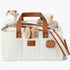 Momy & Me Diaper Caddy Organizer with Handle Portable Baby Organizer and Storage Caddy for