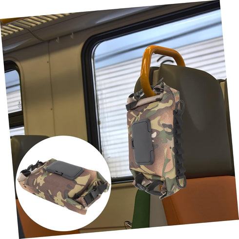 COLLBATH Canvas Camping Tissue Box Wear Resistant Wet Tissue Storage Napkin Holder for Outdoor Use Travel and Kitchen