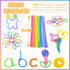 12 Pack Fidget Toys Sensory Sticks for Kids: Sensory Toys for Kids with Autism Calming - Quiet Fidgets for Classroom