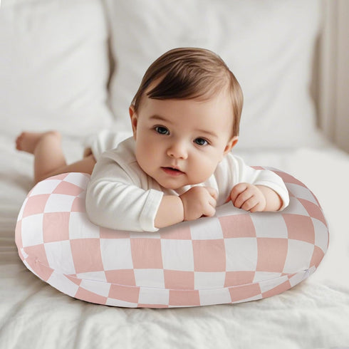 2-Pack 22.5"x18" Nursing Pillow Covers,Ultra-Soft Stretchy Breastfeeding Pillowcase for Baby Boys Girls, Fits