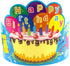 Fancy Land Birthday Crowns for Kids, Family Birthday Party Supplies, Pack of 30