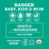 Badger Baby Balm with Chamomile Calendula, Organic Baby Moisturizer for Cradle Cap, Diaper Rash, 2 oz