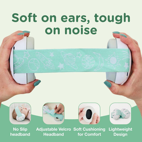 Earmuff Protection for Toddlers, Infants, and Babies - Noise Cancelling Headphones for 0 to 36 months