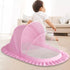 DimyFew Crib Netting Cover Baby Folding Net Cover Bedding Supplies Easy to Use Universal Mini Canopy Tent Net