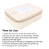 Gsycle 80 Constant Temperature Baby Wipe Warmer, PU Leather Travel Wipes Case Dispenser, Portable Wet Wipe Warmer Box