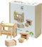 PlanToys Wooden Childrens Room Classic Set for Montessori Small World Play |