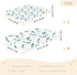 miaozhen 1 Pack 52x28 Cotton Crib Sheets for Baby Boys Girls Comfy Breathable Naughty Ocean Pony Ivory Crib Mattress
