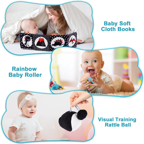 0-6 0-6 1st 0 6 12 18 KMTJT Montessori Toys for Babies Months | Learning Educational Box Wooden Toys for Baby Infant