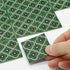 iLAND Dollhouse Flooring - 1/12 scale, 1/6 scale, 30pcs Double-Sided Dollhouse Floor Tiles, French Green Floral