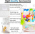 Baby Bathtub Toy Storage, 17" x 13" Mesh Holder for Bathtub Toys, Organizer for 1-3 Year Olds