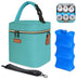 Breastmilk Cooler Bag with Ice Pack, Mancro Insulated Baby Bottle Tote Bag