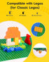 Plates-Pack 10 10" 10" 3+ Pokiiulk Classic Baseplates Building of Large x Building Bricks, Compatible with All Major