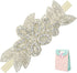 Elesa Miracle Little Baby Girl Rhinestone Flower Headband, Baby Hair Accessories in Gift Bag