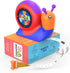 8ft 3+, Tape Measure for Kids, STEM Educational Tool with Level, Protractor and Eraser, Retractable Snail Shaped