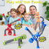 4 Pcs Shape Changing Robot Toy, Telescopic Pop Tubes Sensory Toys for Kids with Autism, ADHD, Fidget Toys for 3-9 Year