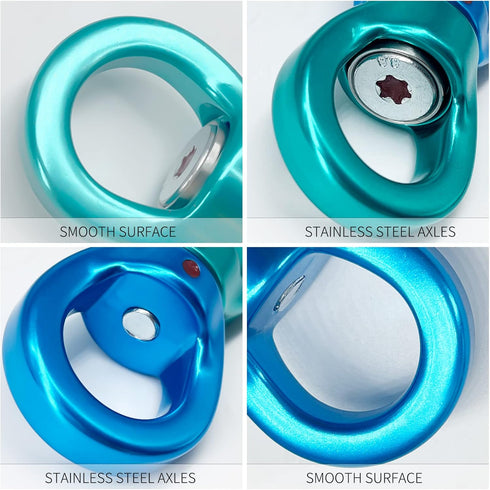 35kN Swing Swivel, CE Certified Safe 360° Rotational Device for Tree Swing, Aerial Dance, Rock Climbing, Hammock