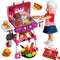 Kid Toy Grill, BBQ Grill Playset with Light Sound, Smoke Effect and