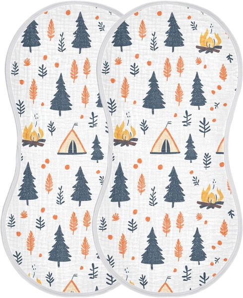 siphylline Camping Cotton Burp Cloths Baby Soft Touch Baby spit up Rags for
