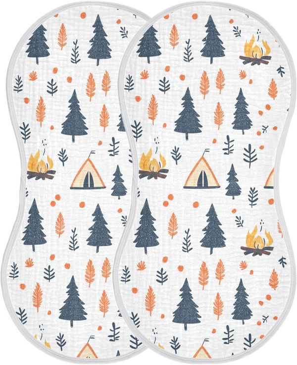 siphylline Camping Cotton Burp Cloths Baby Soft Touch Baby spit up Rags for