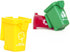 Nunkitoy (2 Inches) Mini Size Trash Can Toy,Garbage Truck's Trash Cans, Mini Curbside Vehicle Garbage Bin Trashcan